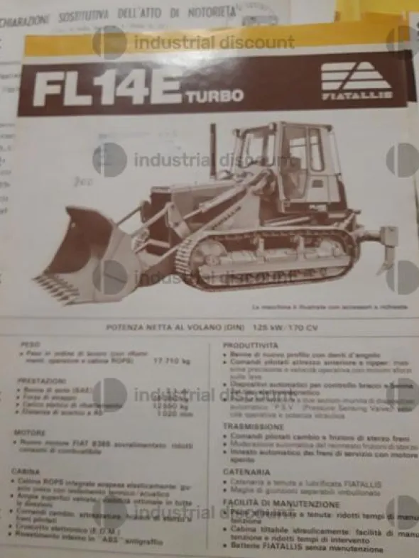 1#9106 Caricatore cingolato Fiat Allis
