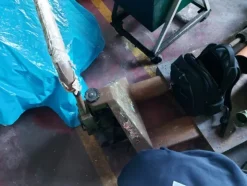 1#7932 Carrelli elevatori e pellami finiti