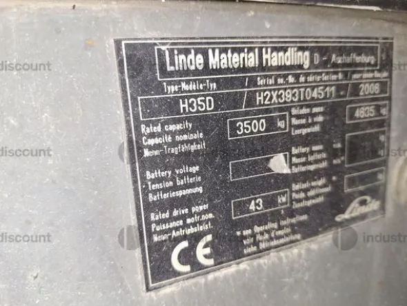18#10158 Carrelli elevatori Linde H35D