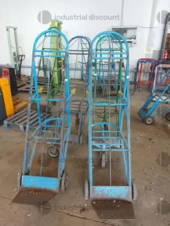 34#9470 Carrelli in metallo porta ceste