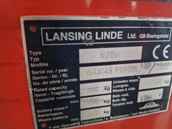 15#9410 Carrello commissionatore LINDE