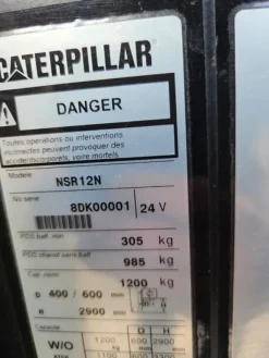 11#8225 Carrello elevatore Caterpillar NSR12N