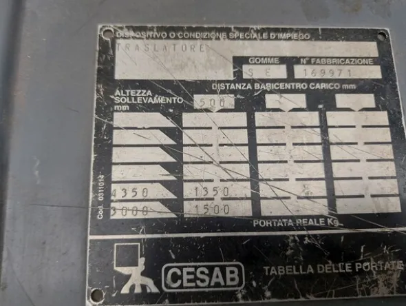 2#7826 Carrello elevatore Cesab