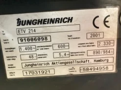 carrello elevatore Jungheinrich usato