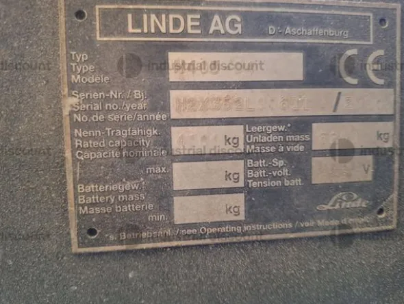 6#10037 Carrello elevatore Linde H40D