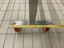 Carrello INOX Appendimento Prosciutti