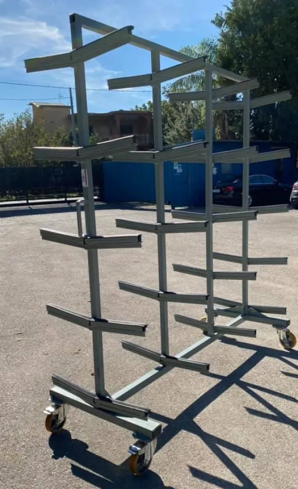 Carrello per infissi, finestre e serramenti
