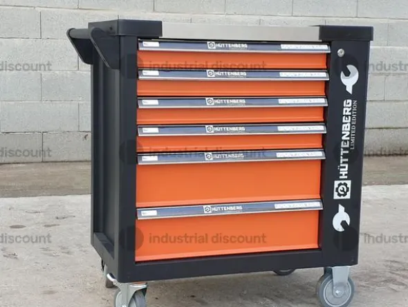 4#9575 Carrello Porta Utensili CompletoHuttenberg