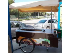Carrettino per gelati 6 vaschette