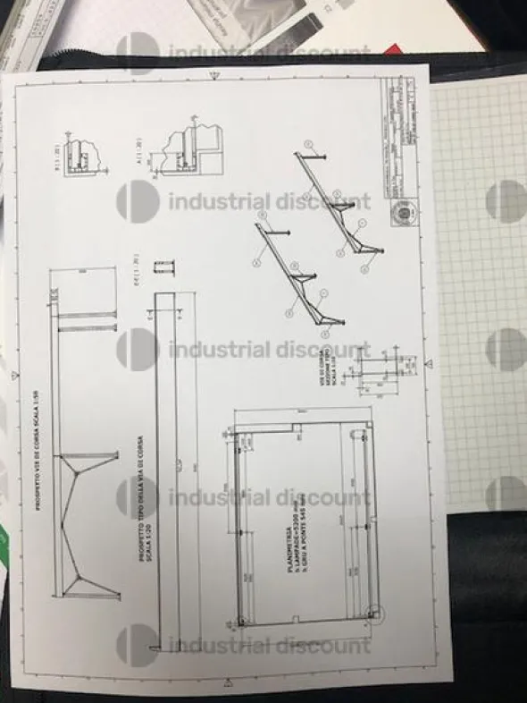 1#9174 Carroponte bitrave Omis da 4 tonnellate