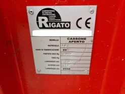 10#69601 Cassone scarrabile Rigato