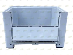 Cassoni in plastica bins usati con coperchio
