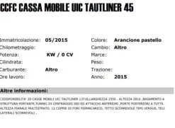 7#4158 CCFC cassa mobile Uic Tautliner 45