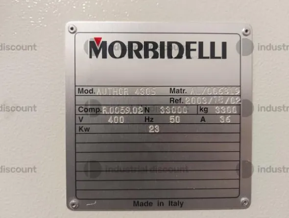 7#8771 Centro di lavoro a controllo numerico Morbidelli Author 430S
