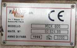 CENTRO DI LAVORO FAMUP mod. MCX 600