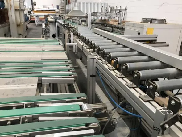 1#4713 CENTRO DI LAVORO LINEARE A CN MOD.LOGOS IWC 3500 TOPLINE