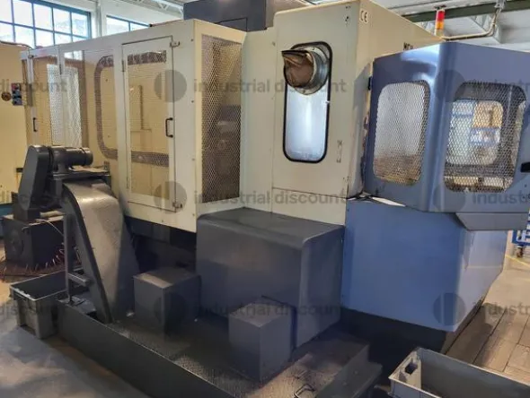 1#9919 Centro di lavoro orizzontale a cambio palettes Leadwell MCH-400