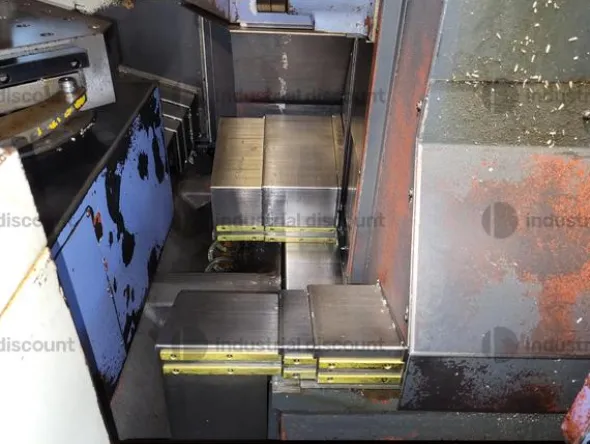 1#9919 Centro di lavoro orizzontale a cambio palettes Leadwell MCH-400