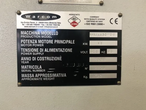 Cesoia a ghigliottina Warcom