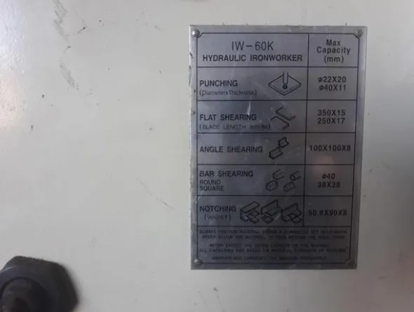 7#3354 Cesoia BBM e compressore FIAC