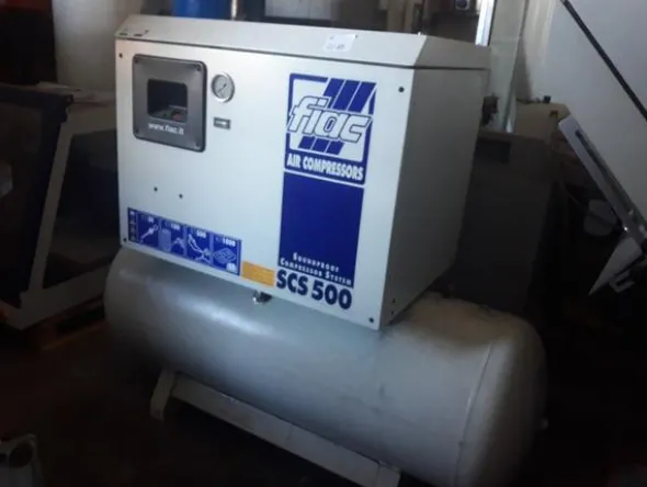 7#3354 Cesoia BBM e compressore FIAC