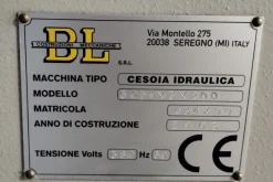 CESOIA BL3000 X 3 /4 X 200 IDRAULICA