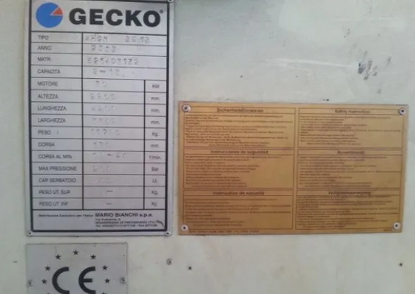 17#4707 Cesoia Gecko