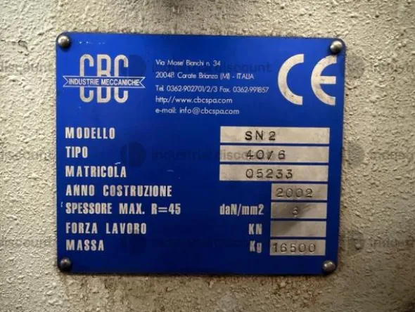 3#8948 Cesoia meccanica CBC