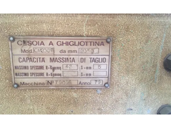 cesoia meccanica 2050x5