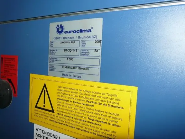 2#3241 Clean room a servizio di area sterilizzazione e confezionamento indumenti sterili