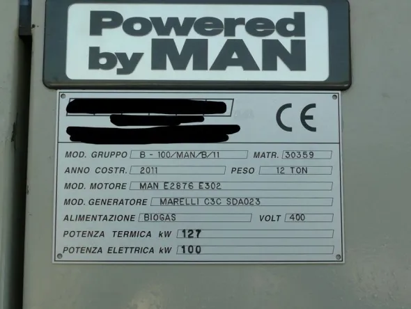 Cogeneratore Man
