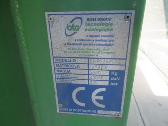 2092#3561 Compattatore scarrabile BTE