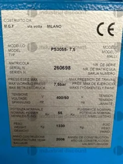 11#8965 Compressore a vite MGF