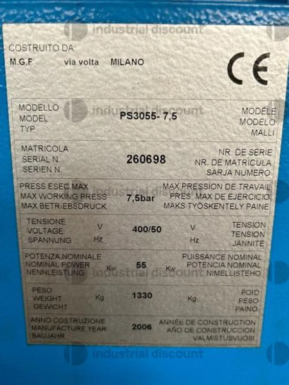 11#8965 Compressore a vite MGF