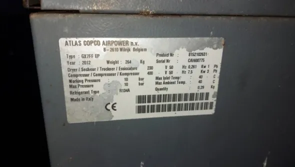 10#6815 Compressore d'aria Atlas Copco Airpower