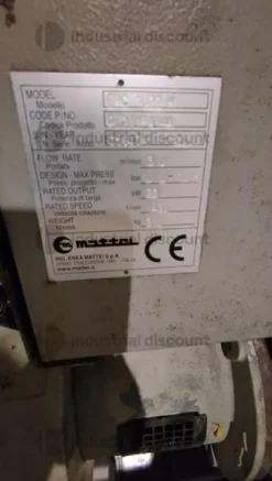 7#9701 Compressore Mattei ERC1022M