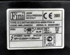 Compressore Rotante FINIBSC 15 10 Bar