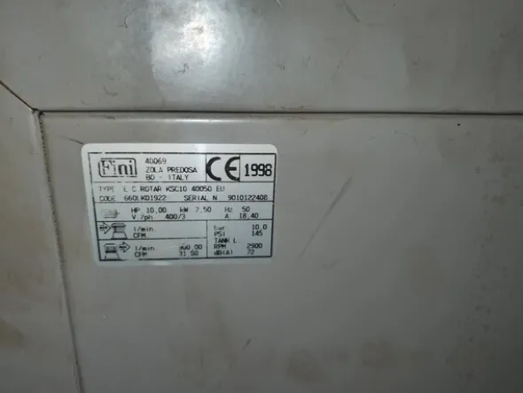 58#7754 Compressori aria con cisterna Fini