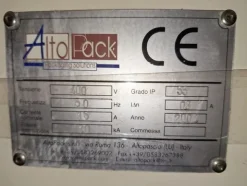 27#8478 ConfezionatriceAlto Pack