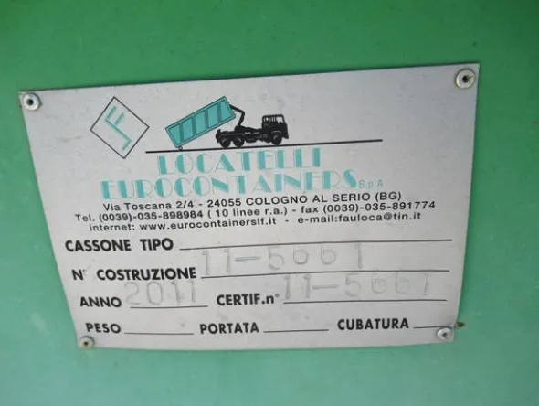 2125#3561 Container Locatelli Eurocontainers