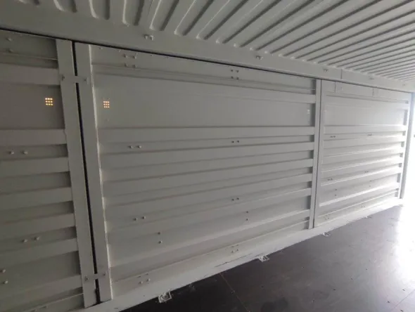 Container marittimo da 40 piedi HC Open Side nuovo