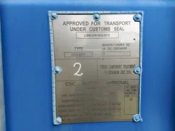 24#5641 Container navale ed attrezzatura da cantiere