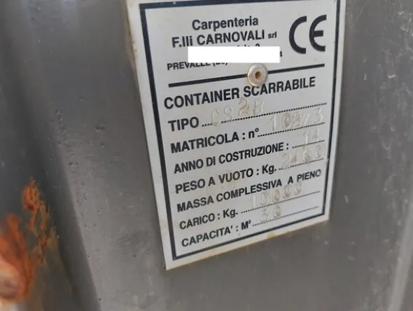 5#7291 Container scarrabili