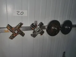 20#7097 Contenitori e tavolo in acciaio inox