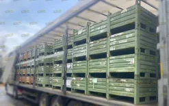 Contenitori in lamiera pesanti usati Cassoni in ferro