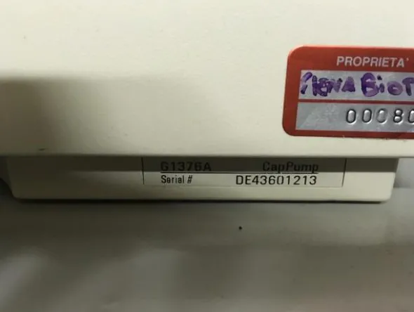 188#22880 Cromatografo liquido Agilent