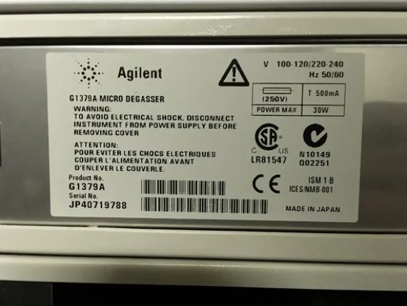 188#22880 Cromatografo liquido Agilent