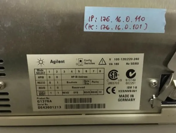 188#22880 Cromatografo liquido Agilent