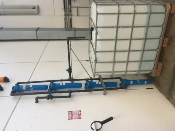 DEMINERALIZZAT OSMOSI INVERSA A DOPPIO STADIO 300 L/ORA