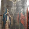 59#8837 Dipinto olio su tela raffigurante la Crocifissione